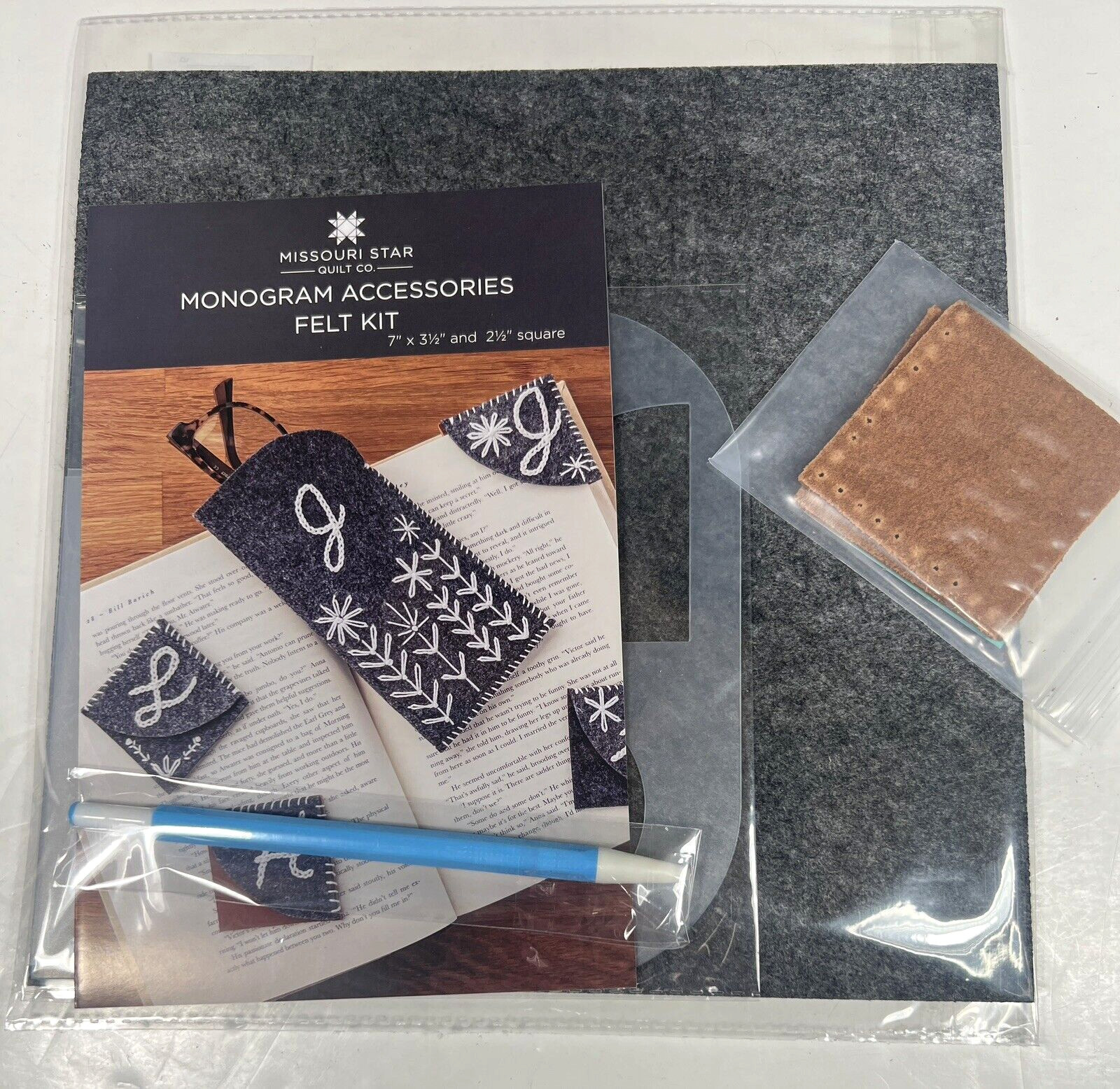 Monogram Accessories Felt Kit Missouri Star Christmas 2024 Pattern Felt Pen NEW