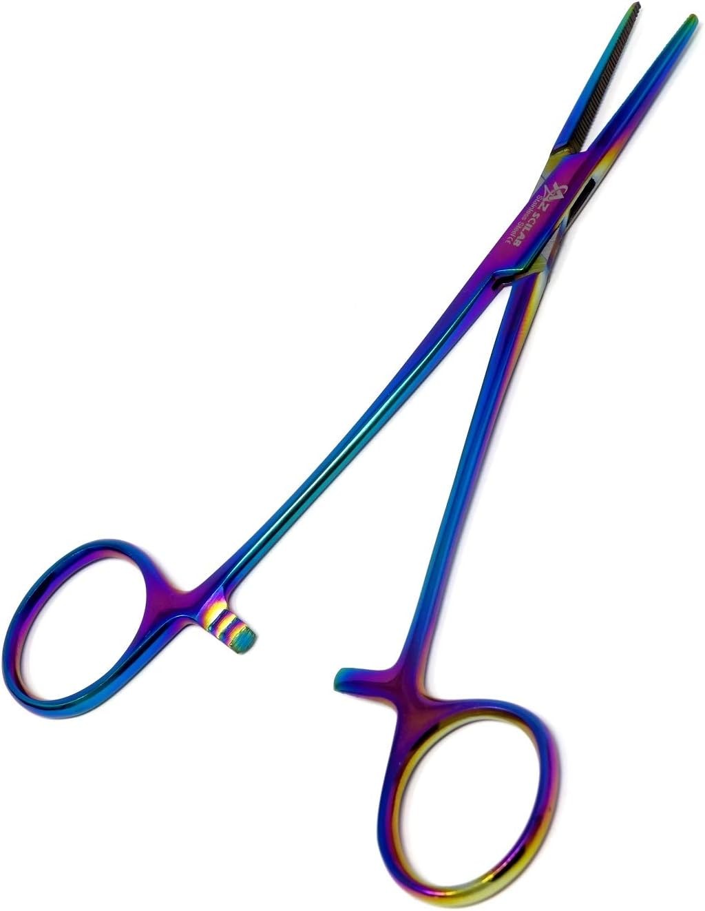 5" Rainbow Color Mosquito Hemostat Locking Forceps Straight Stainless Steel