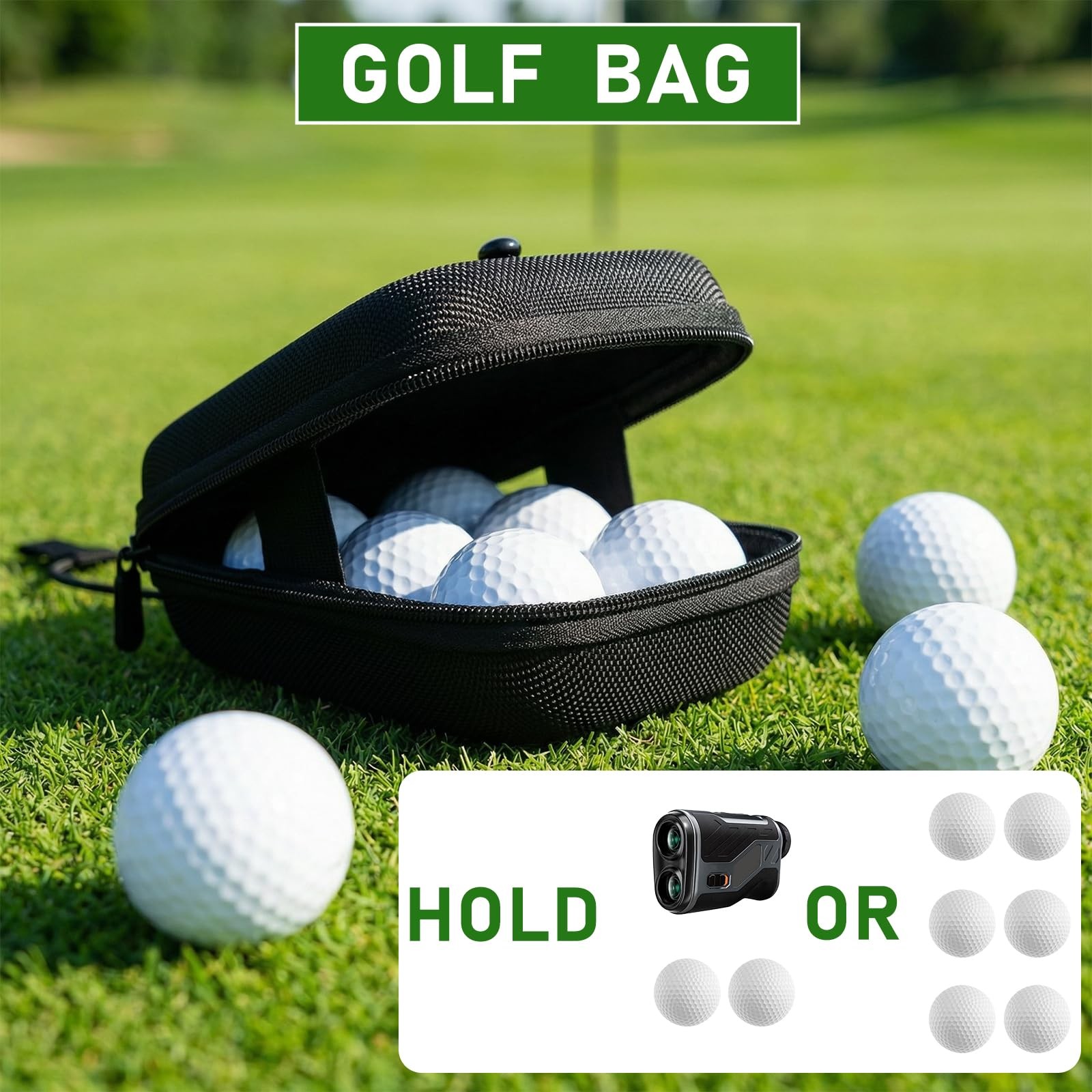 Range Finder Case, Protective Hard Shell Golf Rangefinder Case AntiScratch Un...