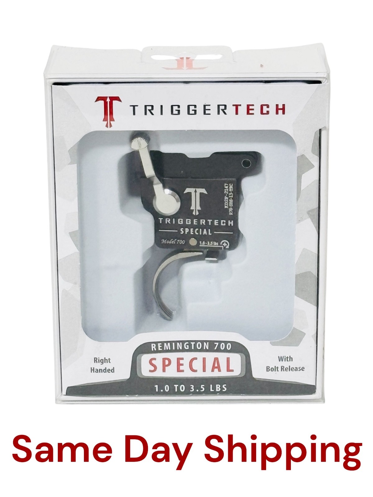TriggerTech Remington 700 Special Curved Trigger w/ Bolt Release  R70-SBS-13-TBC