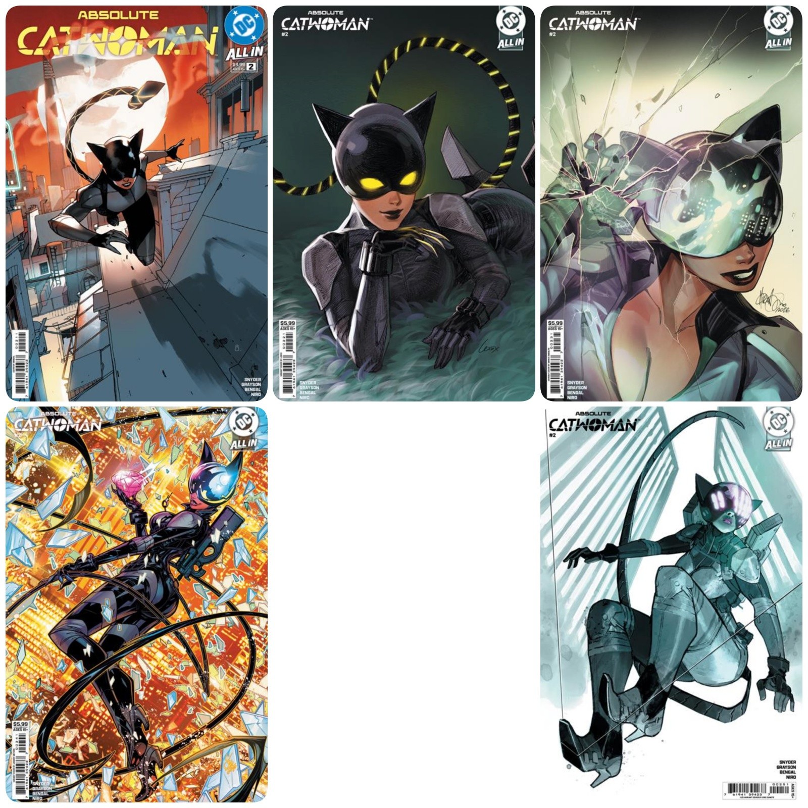 Absolute Catwoman #2 **COVER SELECT** [1:25] PRESALE 07/08/2026