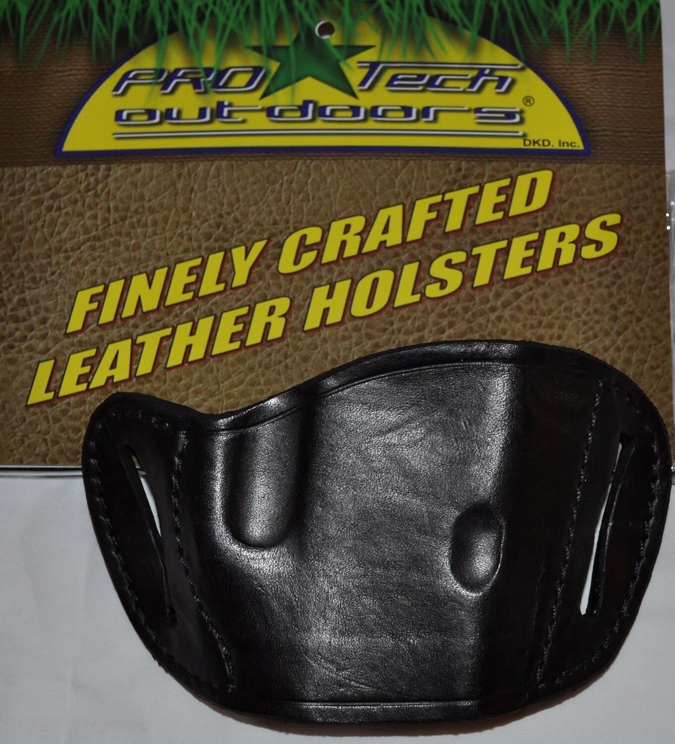 NEW OWB Black Leather Gun holster With Belt Loop For Davis P-380