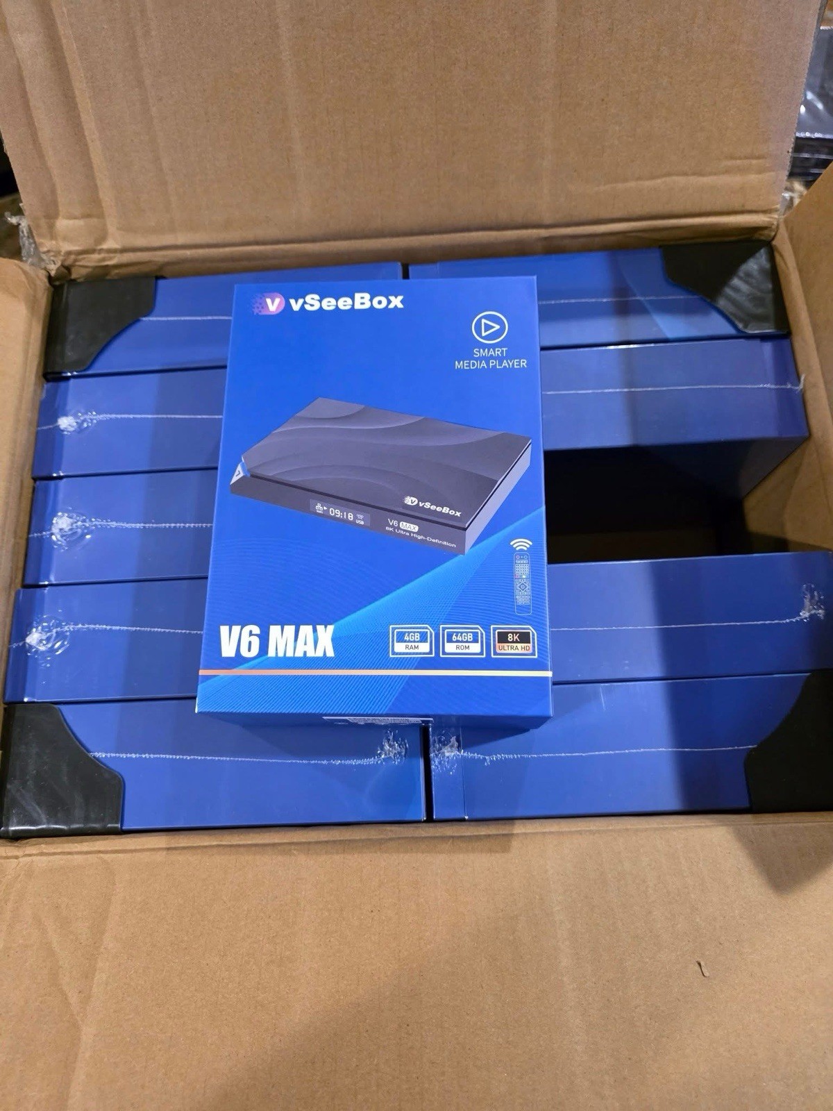 vSeeBox V6 MAX 8K Certified Distributor/ FAST/FREE SHIPPING