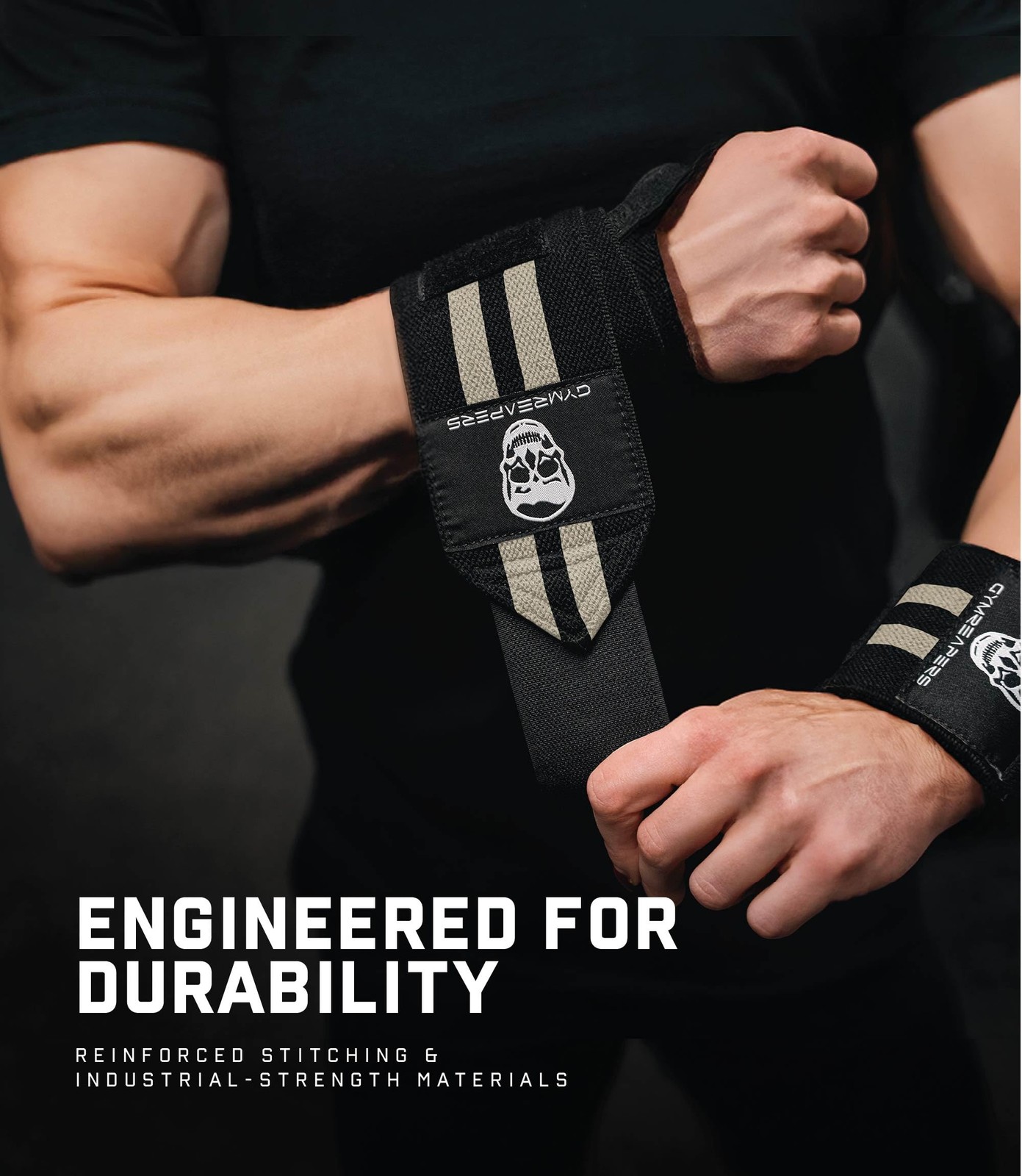 Weightlifting Wrist Wraps (IPF Approved) 18" Professional Quality Wrist Suppo...