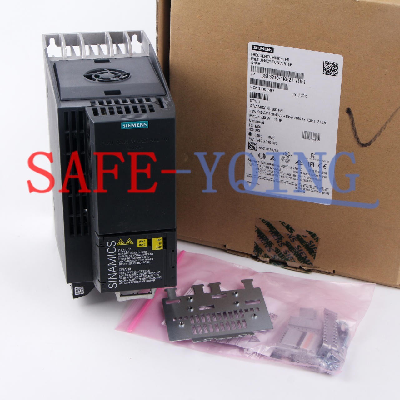 1PCS New Siemens 6SL3210-1KE21-7UF1 Inverter 6SL3 210-1KE21-7UF1