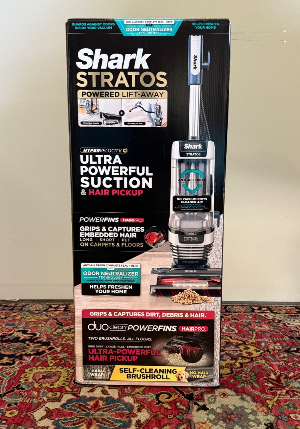 Shark Stratos TruePet Powered Lift-Away Upright Vacuum Cleaner - AZ3002