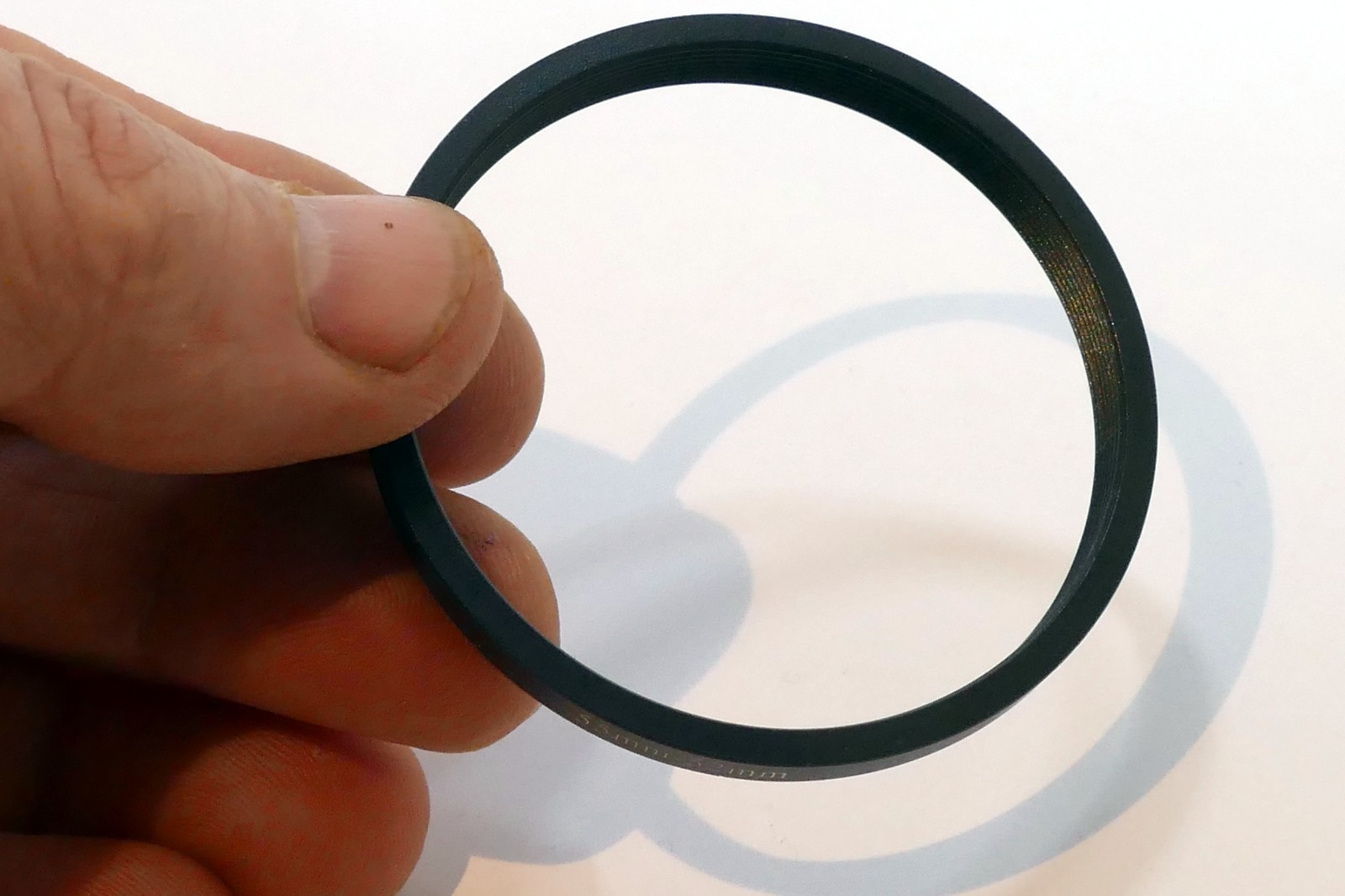Lens adapter ring from 55mm to 52mm step-down metal threaded