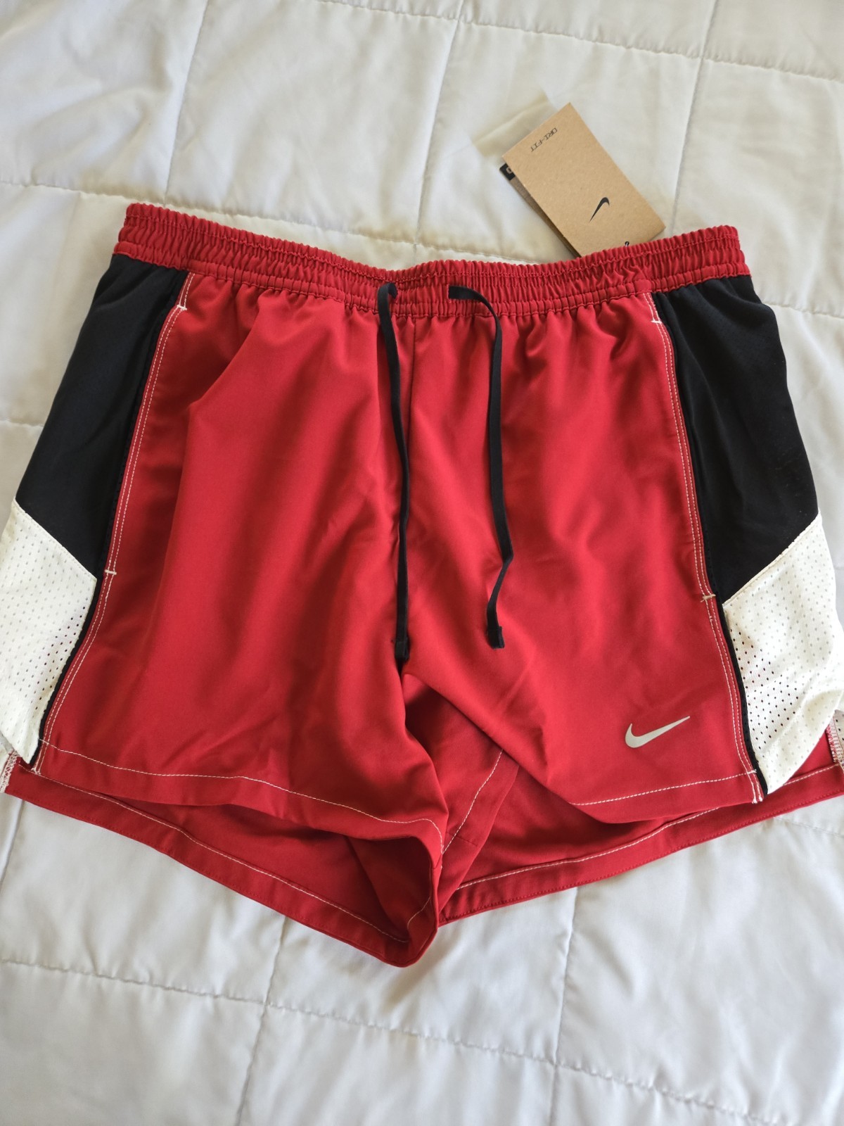 Nike Retro Running Dri-Fit 4" Brief Lined  Shorts Crimson IF2030-613 Sz M $75