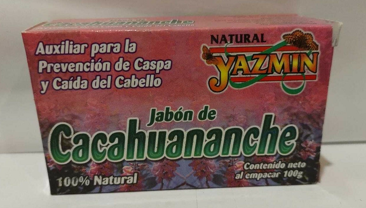 JABON DE CACAHUANANCHE100% PREVENCION DE CASPA Y CAIDA DE CABELLO