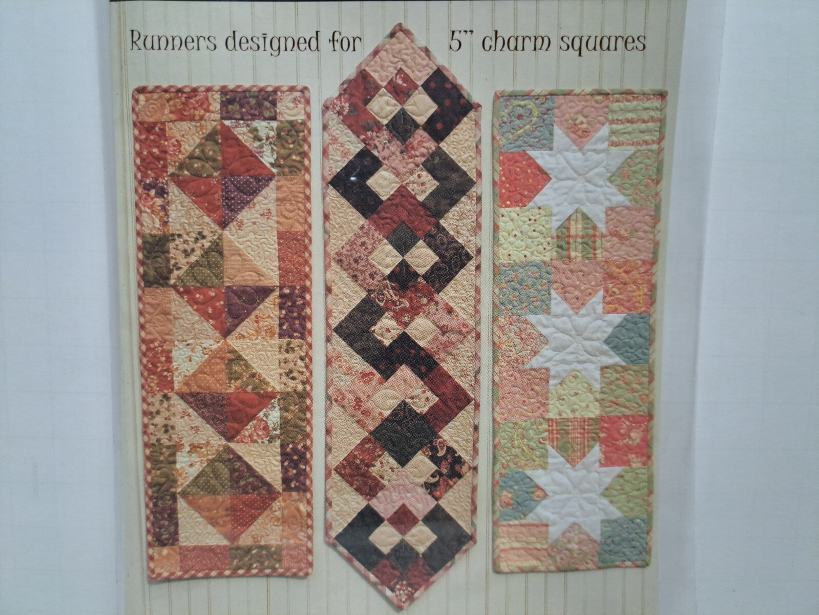 Anka's Treasures Quilt Pattern - Little Charmers II (3 Tablerunners) #ANK265 UC