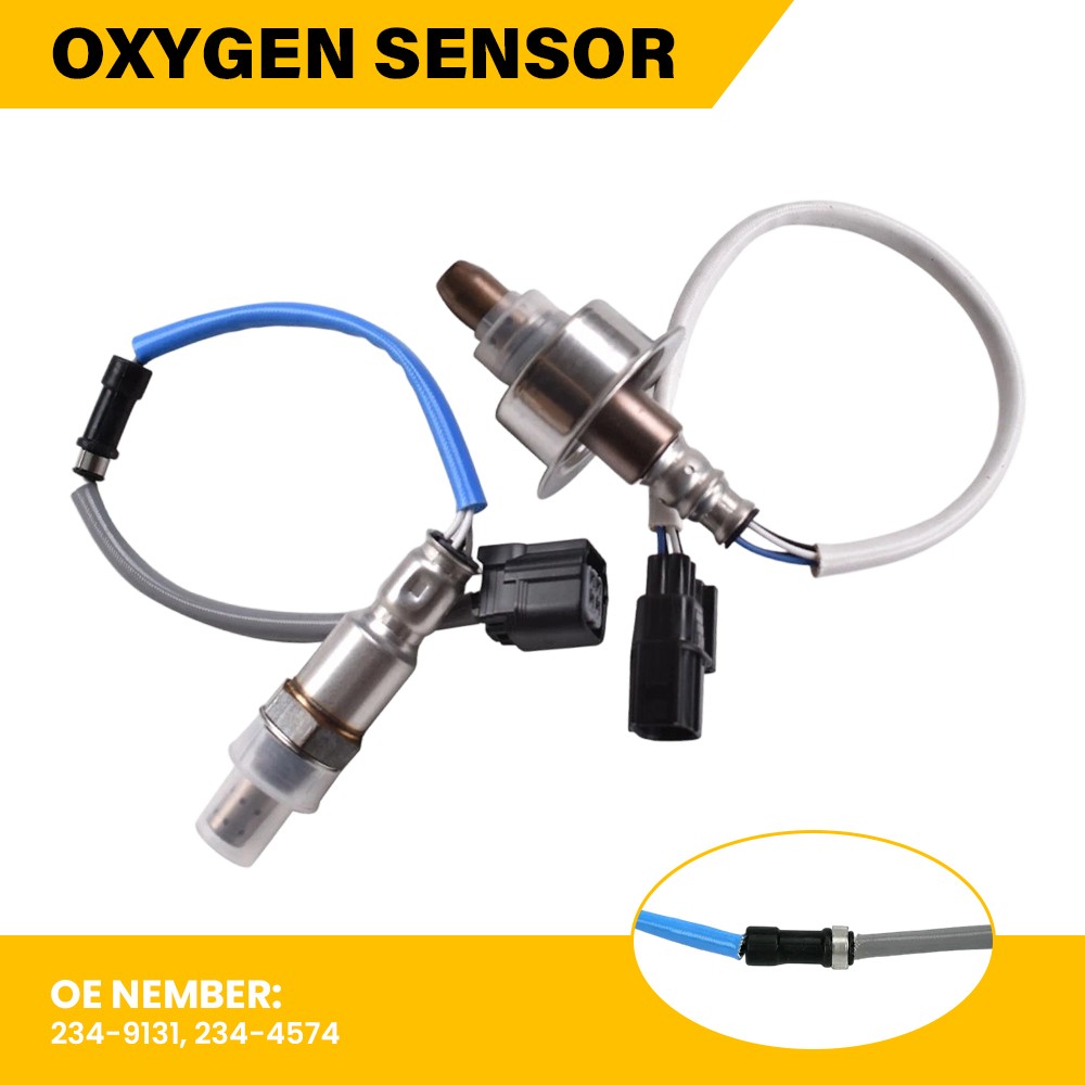 2pcs For 2013-2017 Accord Honda 2.4L L4 Upstream & Downstream Oxygen O2 Sensors