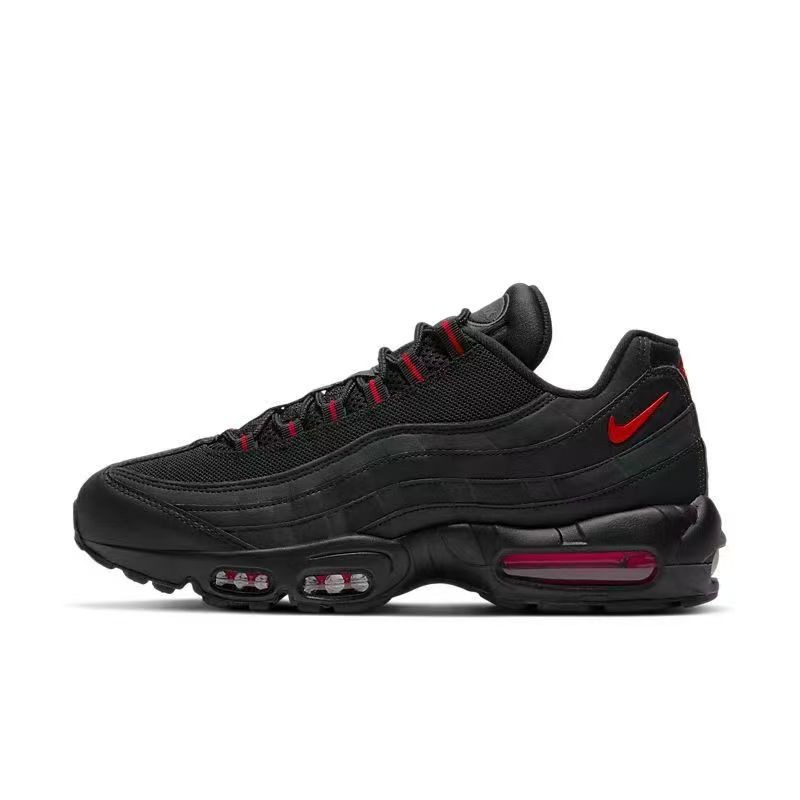 New Nike Air Max 95 BlackRed  Sneakers Men's Size Casual Shoes