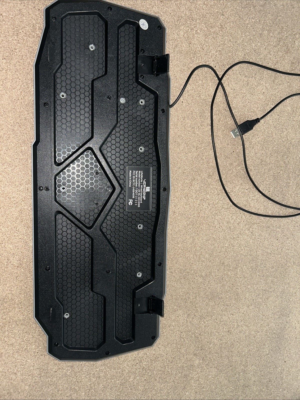 Lifeworks Lightup Gaming Keyboard Black