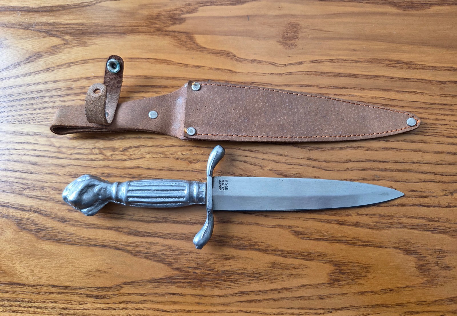 Knife Claw and Sphere Handle Made in Japan Vintage Original Sheath