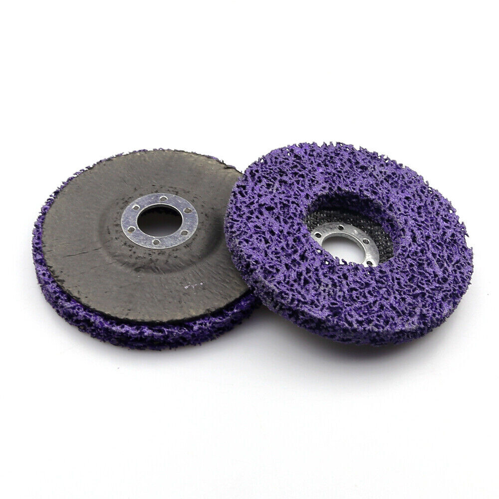 4''/5" Poly Strip Disc Abrasive Wheel Paint Rust Removal Clean Angle Grinder