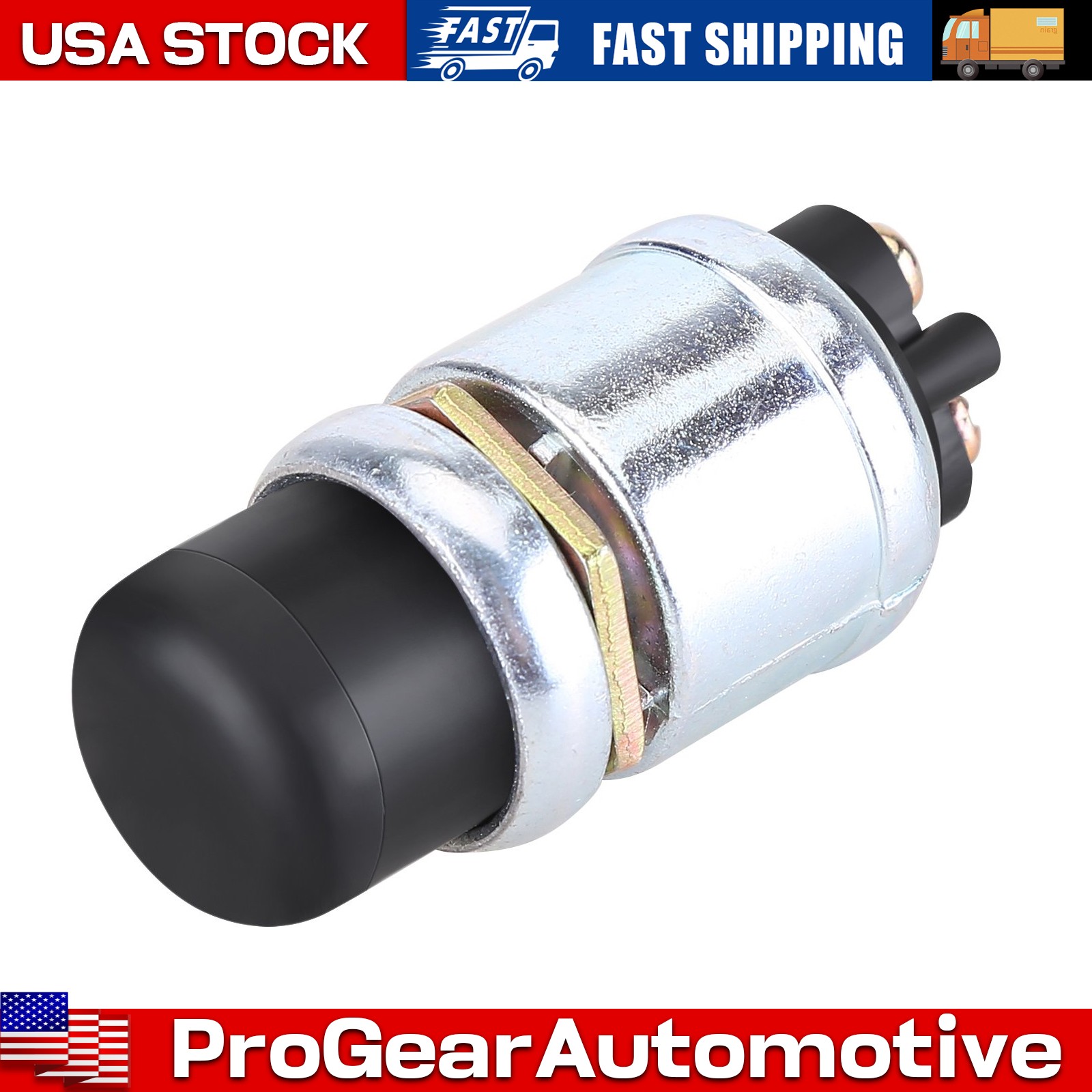 50A 12V Car Boat Track Switch Push Button Horn Engine Start Starter Waterproof