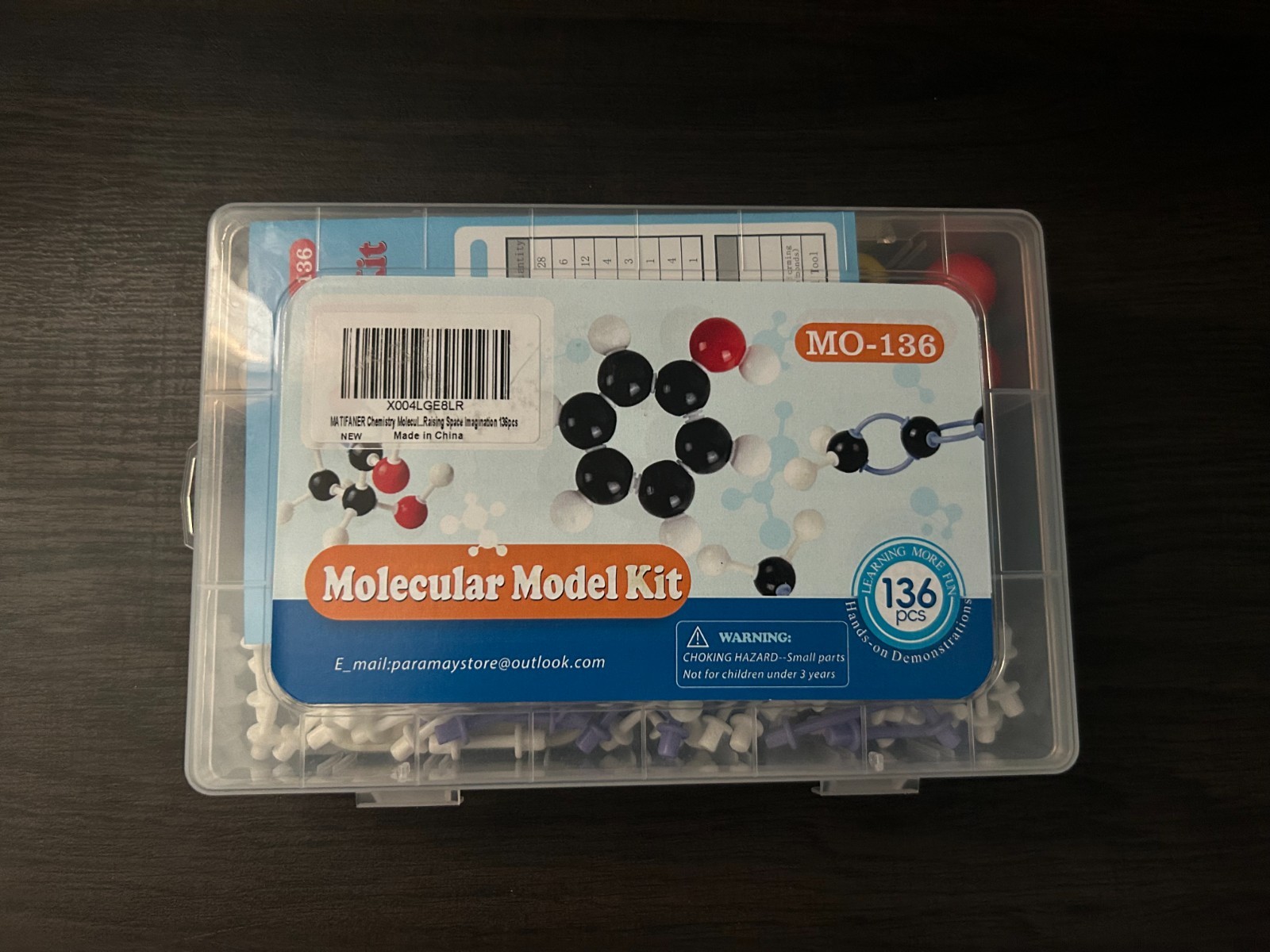 molecular model kit - organic chemistry