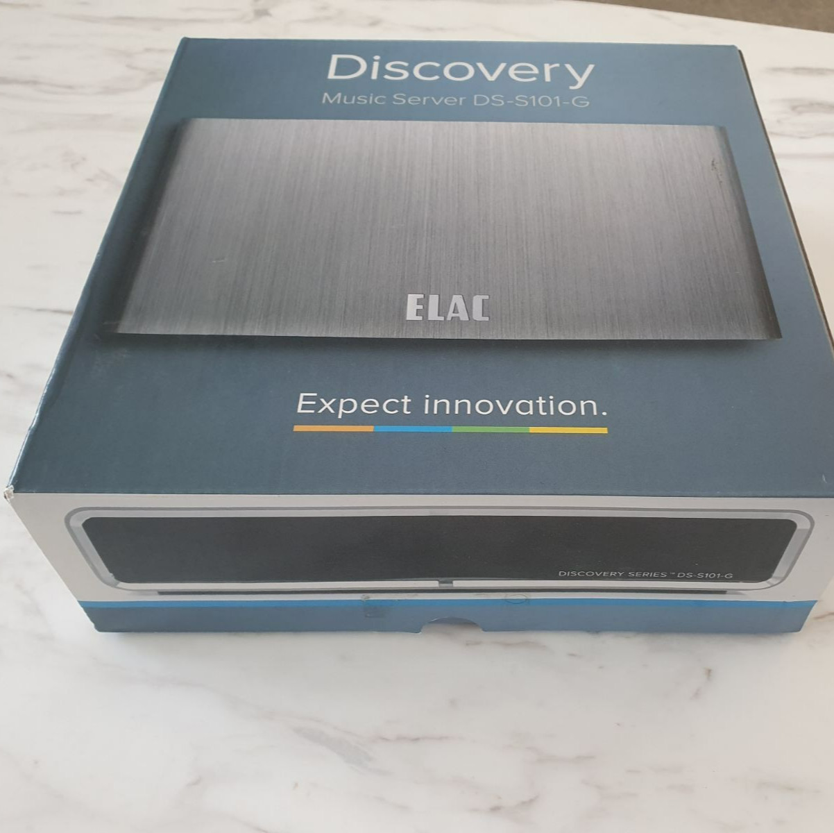 ELAC Discovery Series DS-S101-G Music Server, Streamer, Silver (Open Box, New)