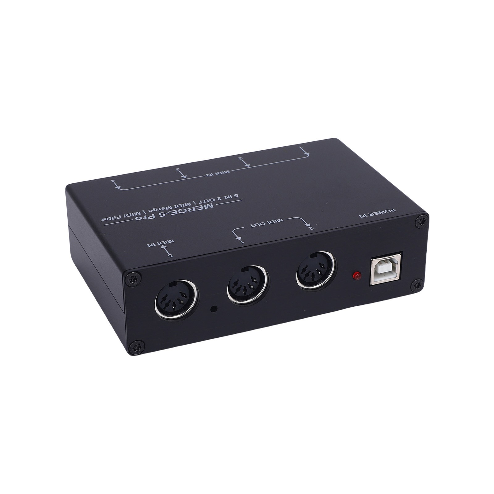 USB MIDI Host Box MIDI Splitter For MIDI Keyboard
