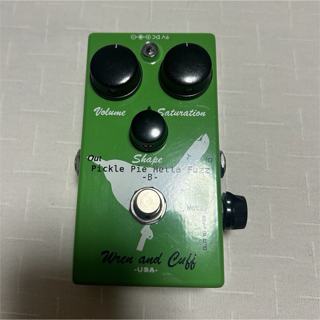 Wren and Cuff Pickle Pie Hella Fuzz -B- Analogue Fuzz Pedal Green