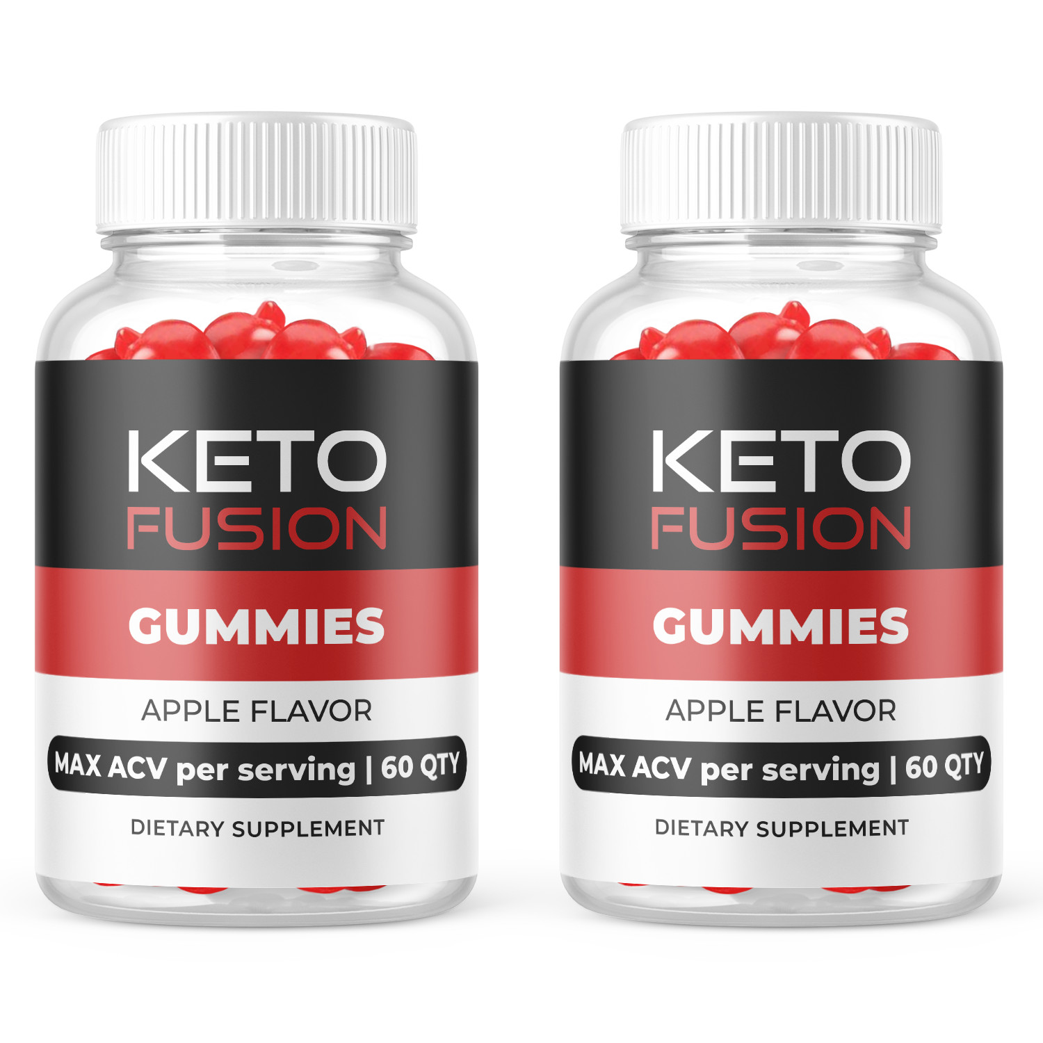 (2 Pack) Keto Fusion Gummies, Keto Fusion,  Keto ACV Gummies (120 Gummies)