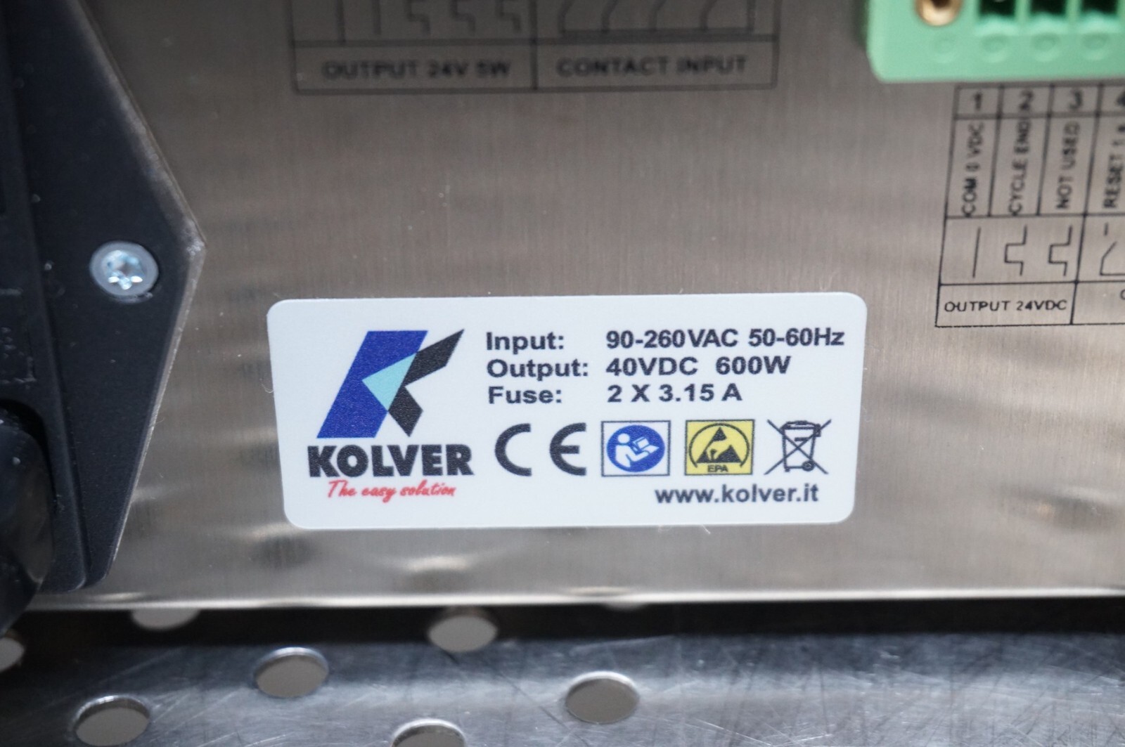 KOLVER EDU 2AE/FR Control Unit for Torque Electric Screwdriver
