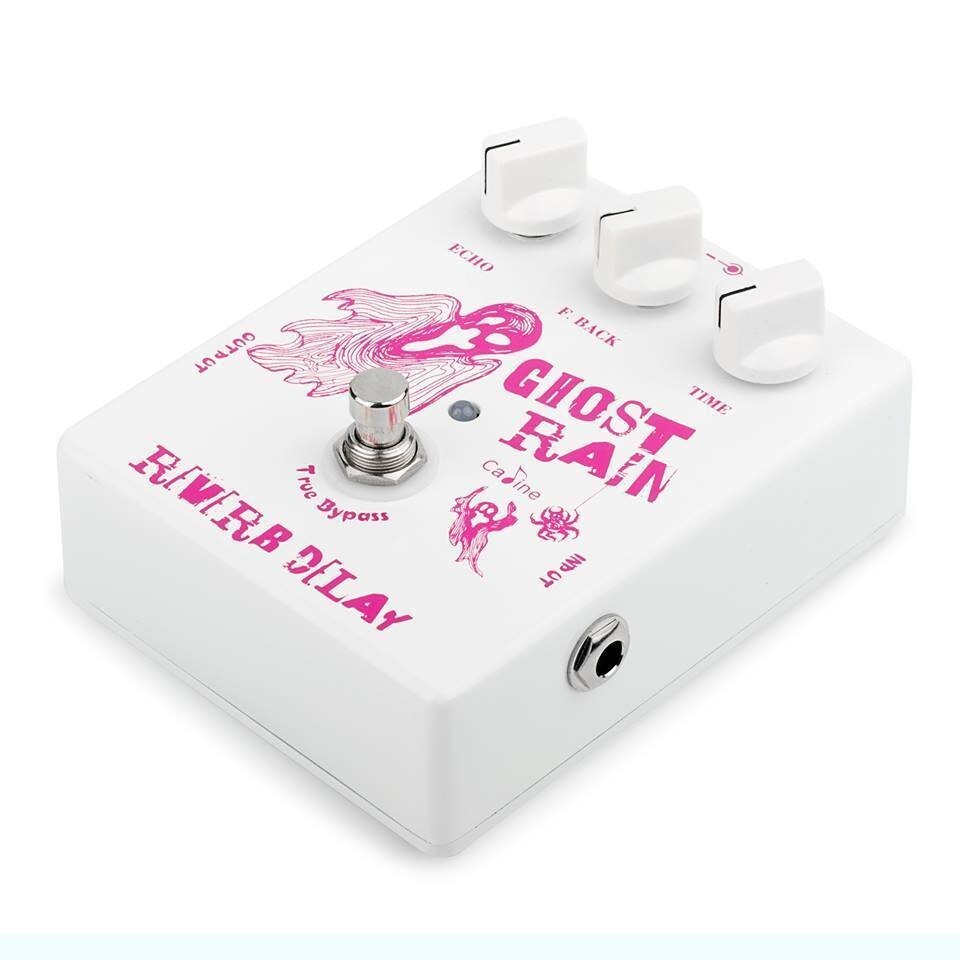 Caline CP-41 Ghost Rain Delay/Reverb Effect Pedal 25-600ms Delay Time TrueBypass