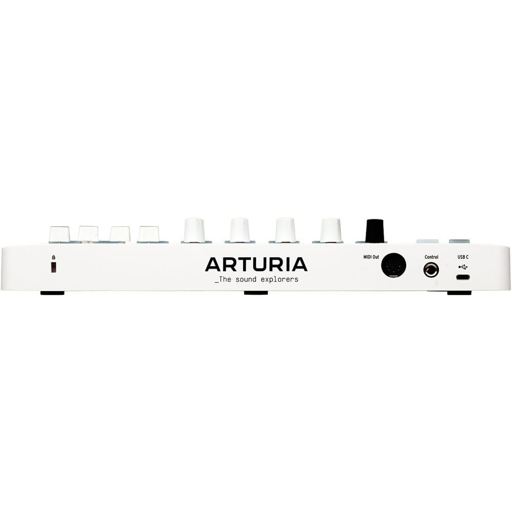 MiniLab 3 Compact MIDI Keyboard and Pad Controller | White Bundle with 6ft MIDI