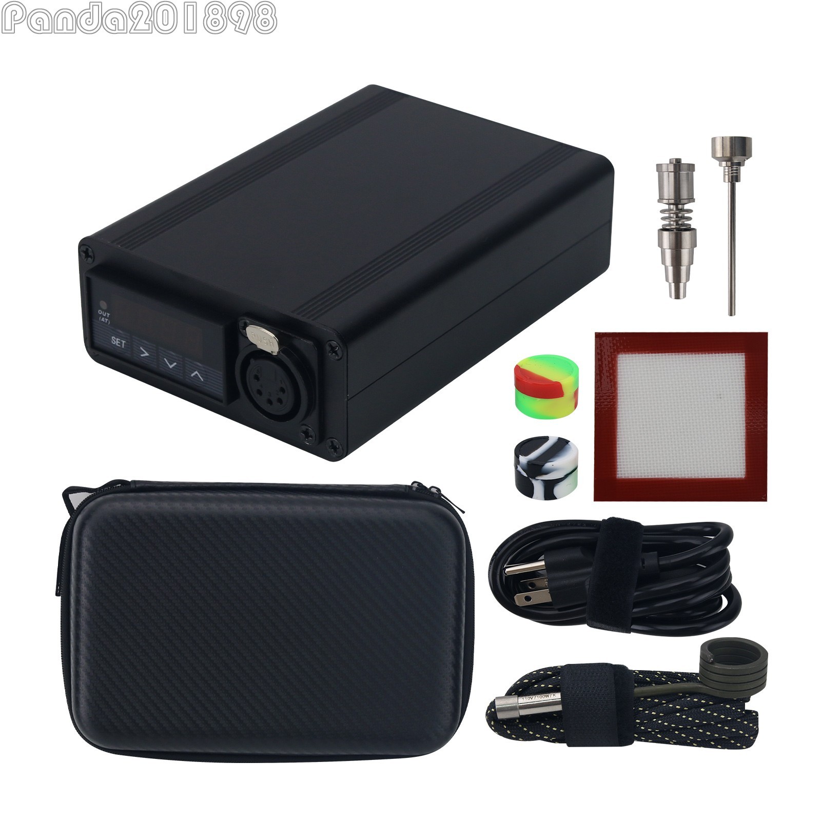PID Temperature Controller Kit E-nail 0-999℃ w/ Titanium Screw Temp Control #USA