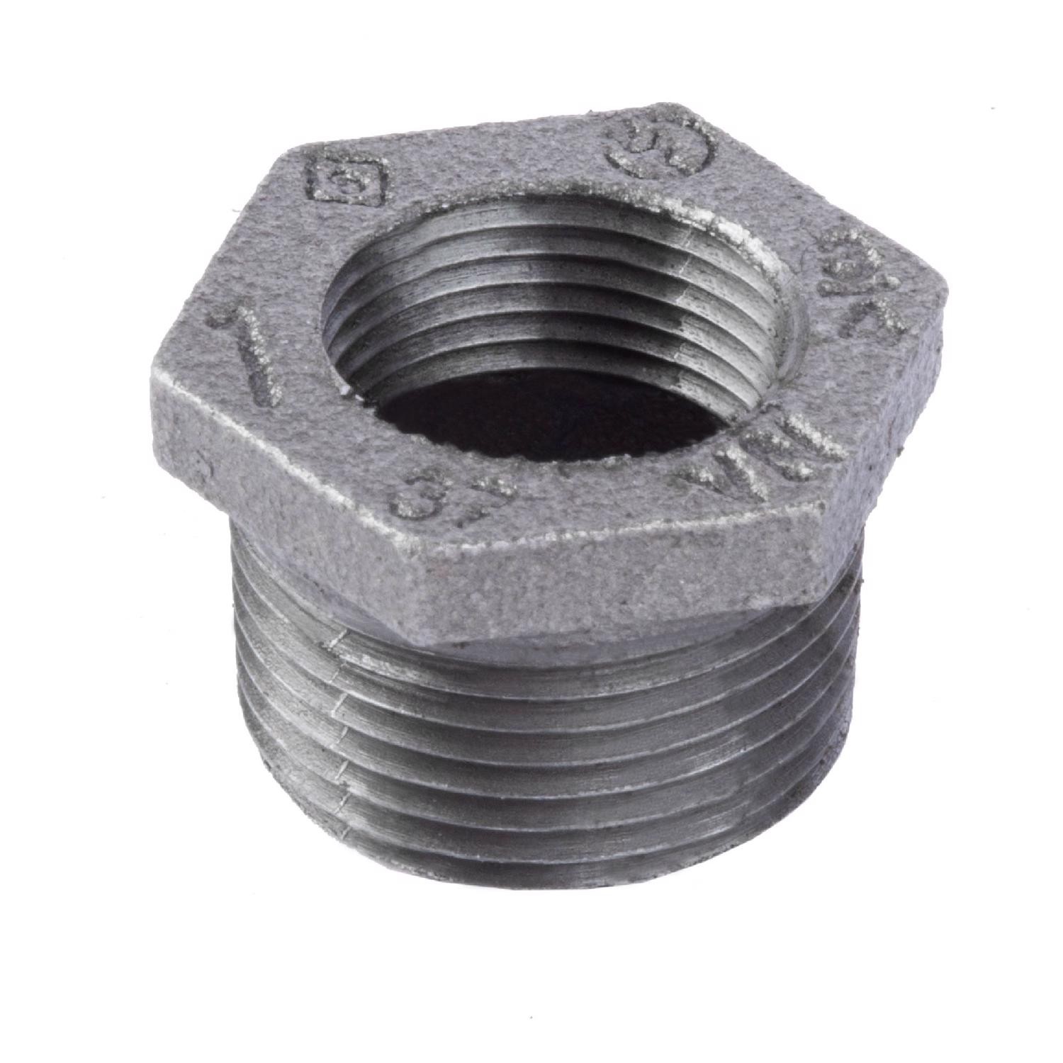 BK Products 521-954BG Black Malleable Iron Hex Bushing 1 MPT in. (Pack of 5)