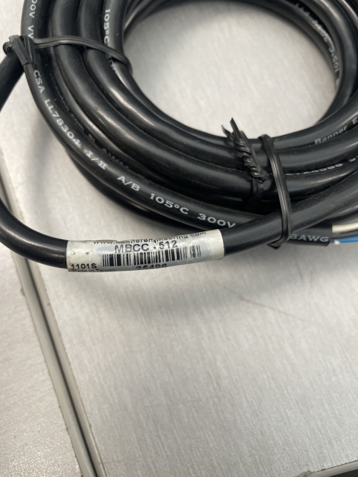 Banner Engineering MBCC-512 Single ended 5-pin female cordset