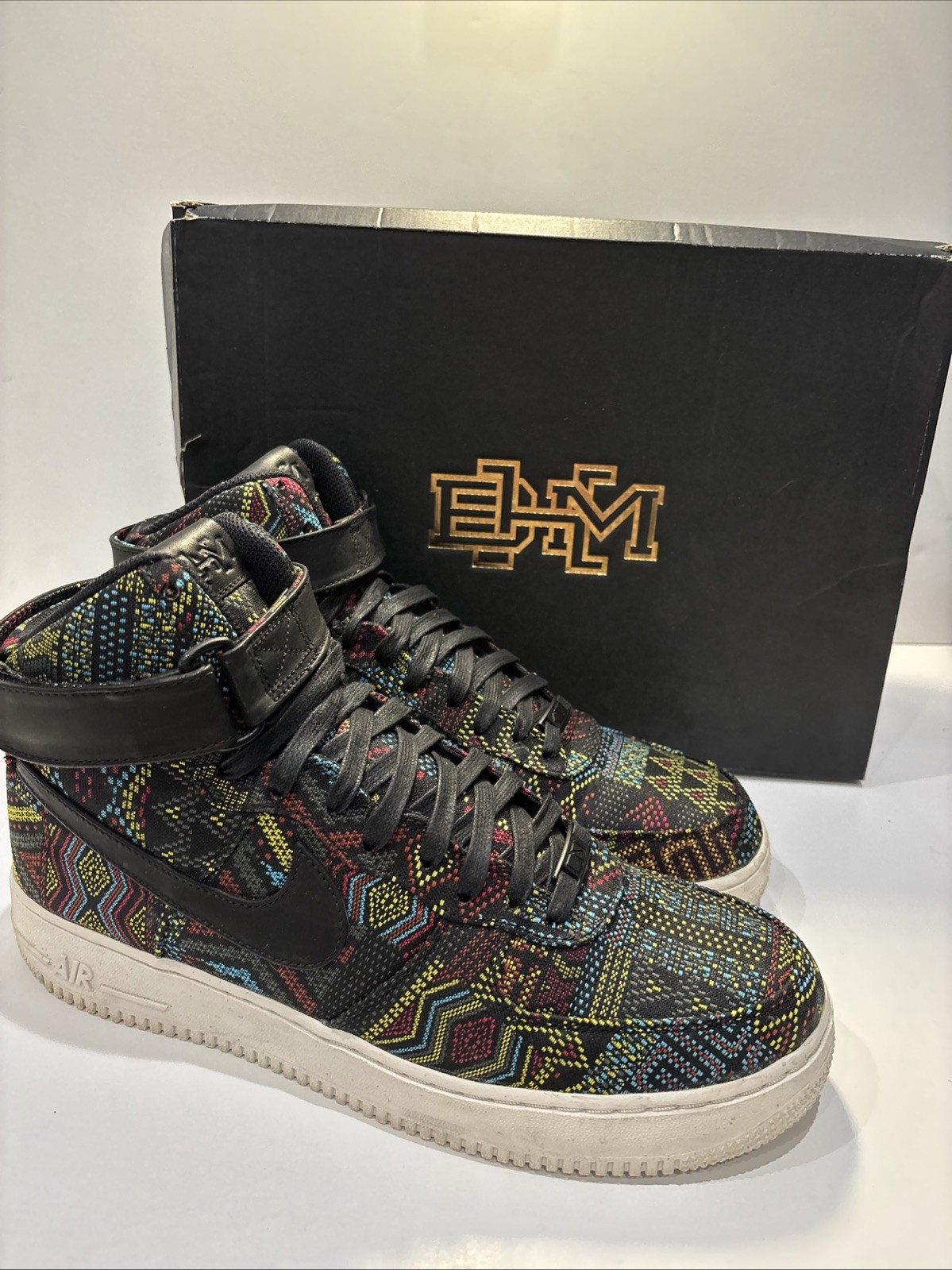🔥 Nike Air Force 1 High BHM Size 11 OG All Flawless Condition
