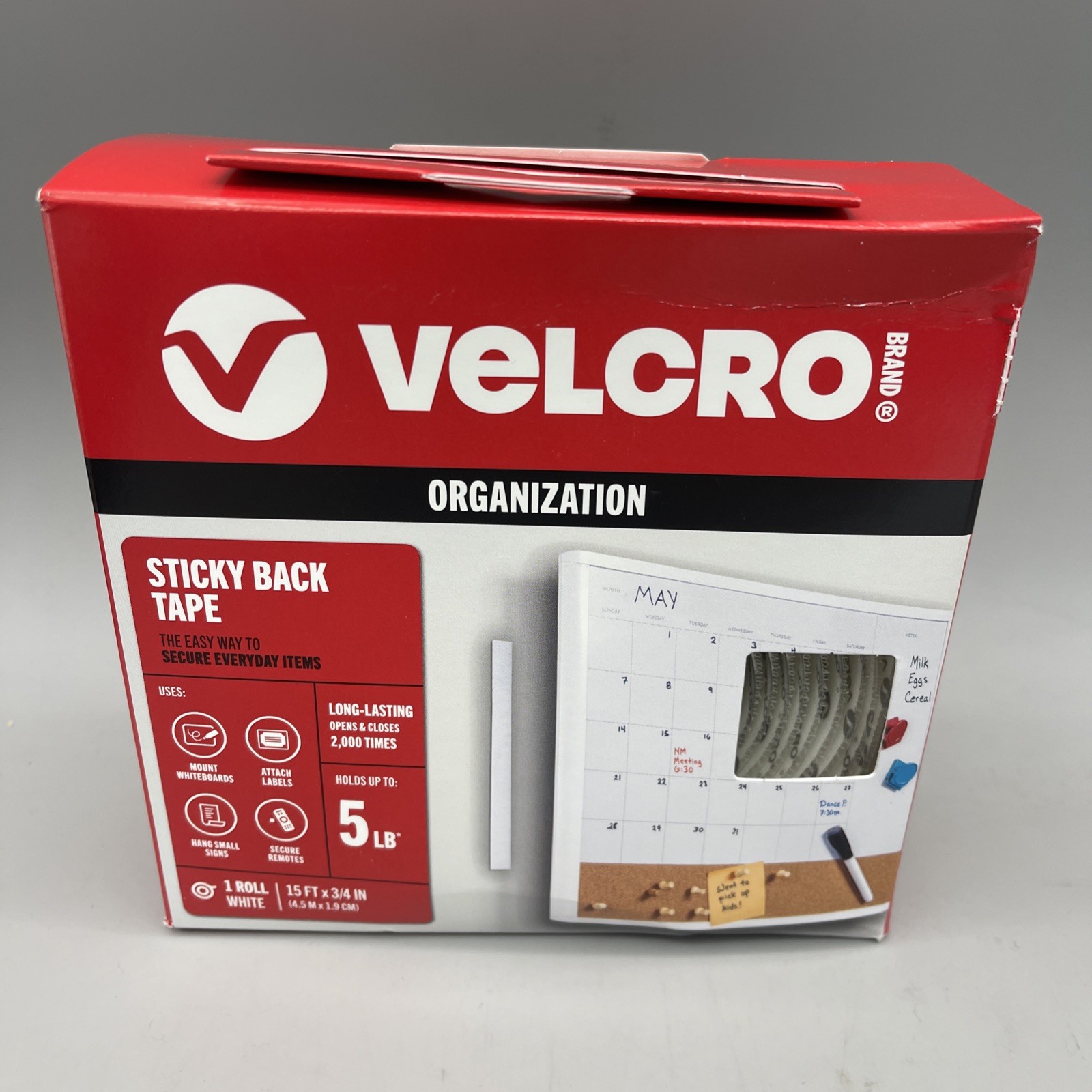 VELCRO Brand - Sticky Back Hook and Loop Fasteners| General Purpose Peel & Stick