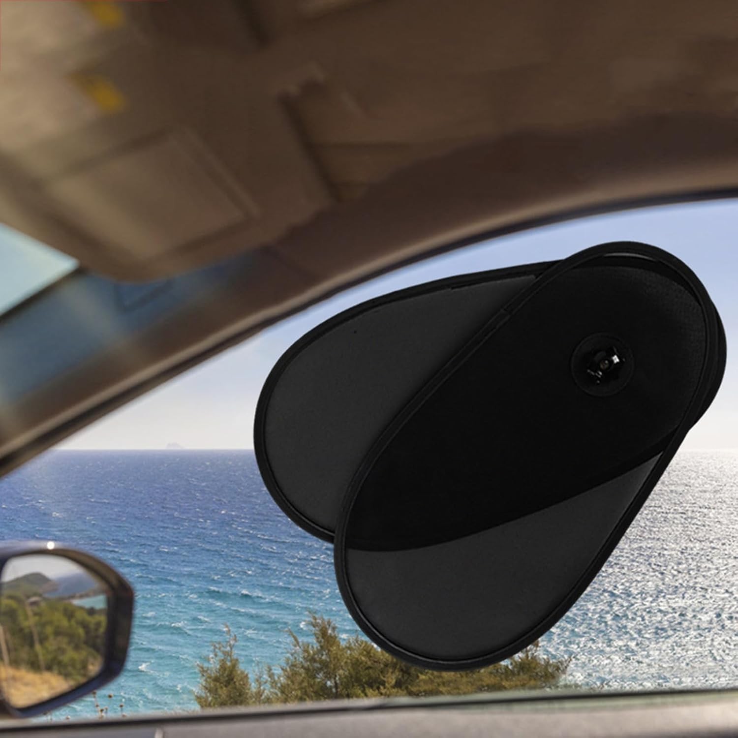 4pcs Adjustable & Rotatable Car Side Window Sun Shade Block Sun Glare for Driver