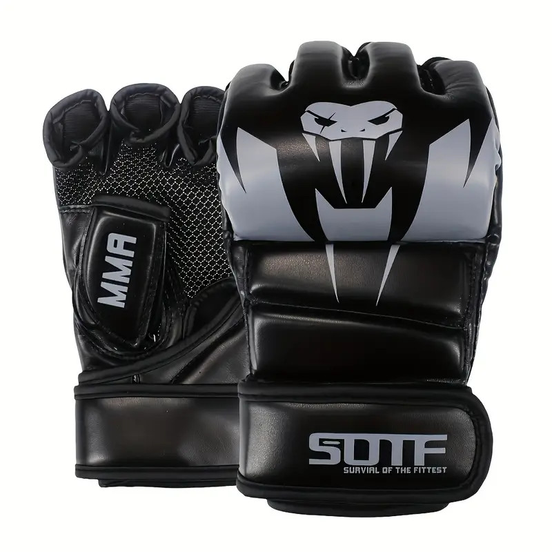 Venom Fingerless MMA Training Gloves