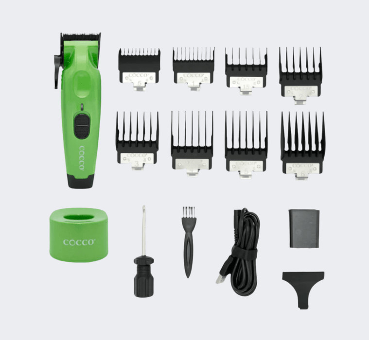 Cocco Hyper Veloce Pro Clipper with Digital Gap Graphene Blade (Green)