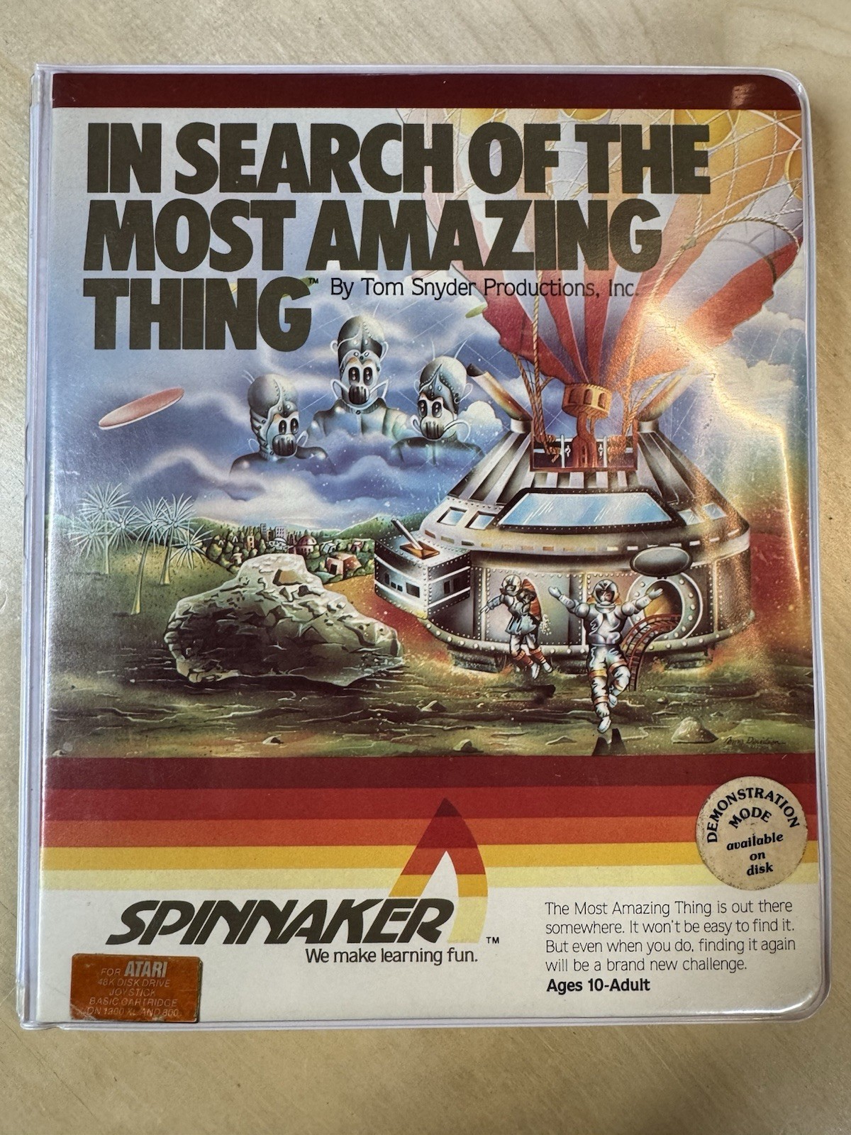 In Search of the Most Amazing Thing Atari 400 800 XL Computer Game Software CIB