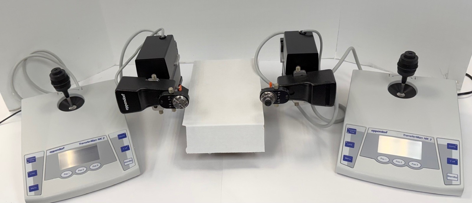 Eppendorf Transferman NK2 Micromanipulator 9200000011 Model# 5188 (set of two)