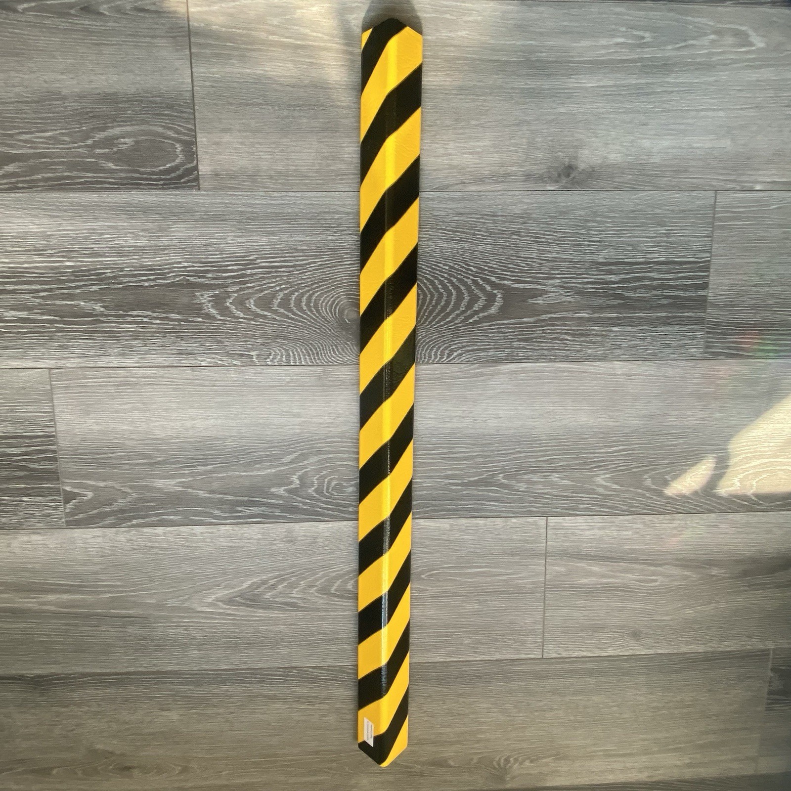 Corner Bumper Guard PRO-SAFE Low Profile Polyurethane: Yellow/Black, 40" Long