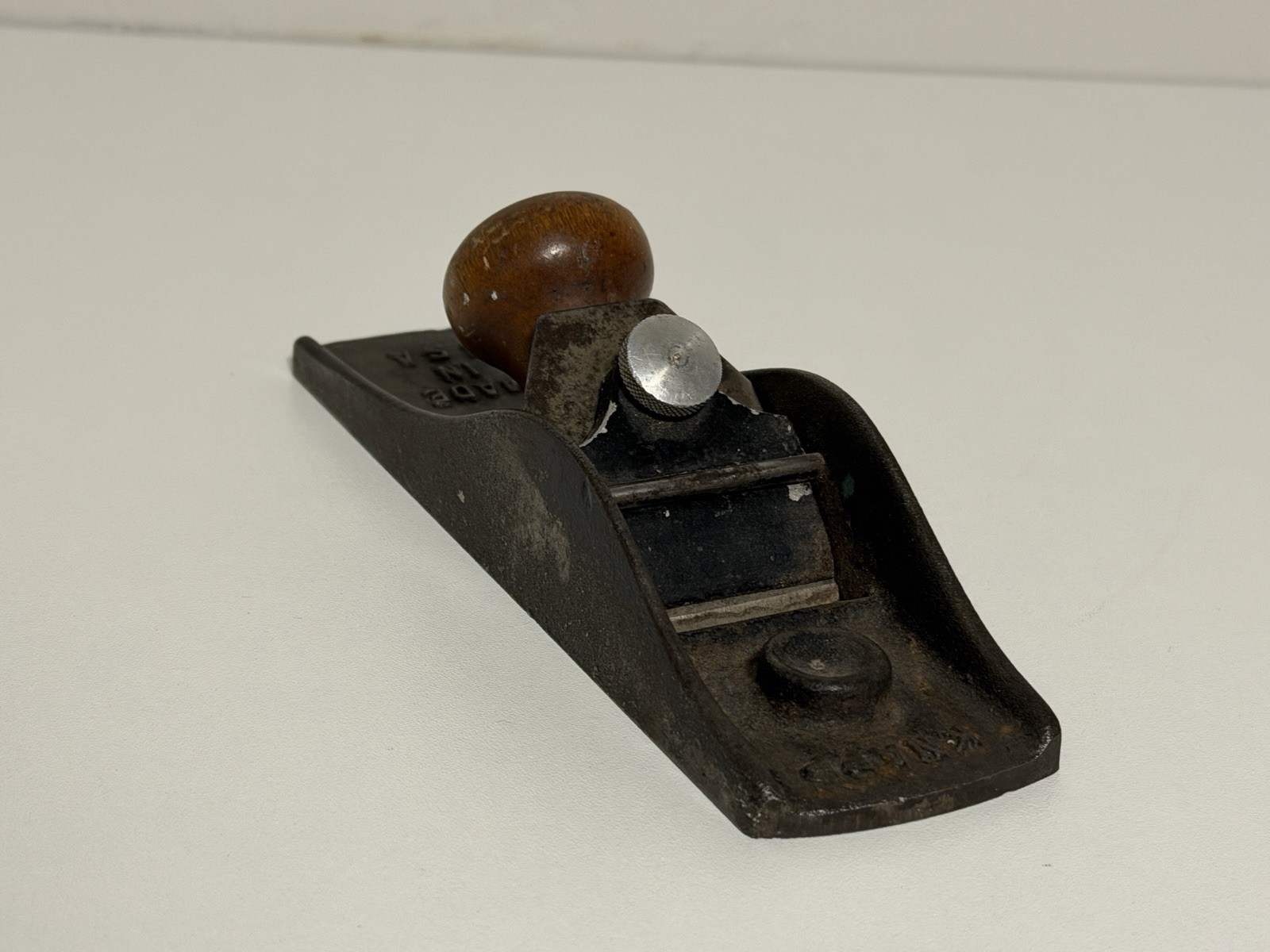 Vintage Knapp Woodworking Block Plane 7” - Made in USA