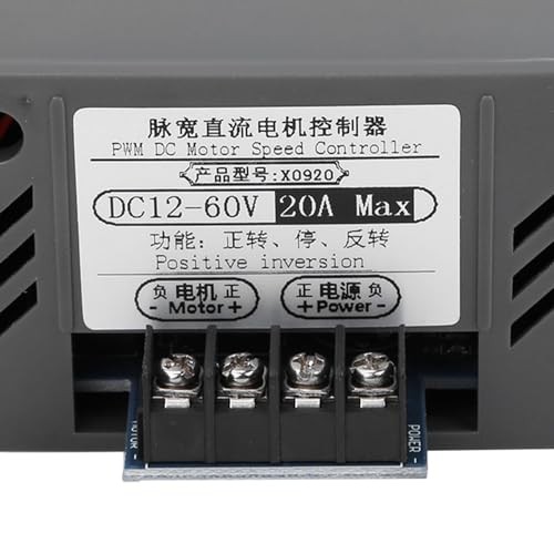 12V-60V/20A DC Motor Speed Controller, 12v Fan Speed Controller,