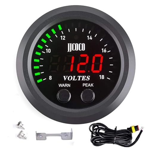 Universal Voltage Meter Kit Car DC 12V Voltmeter Red Digital LED Volt Gauge