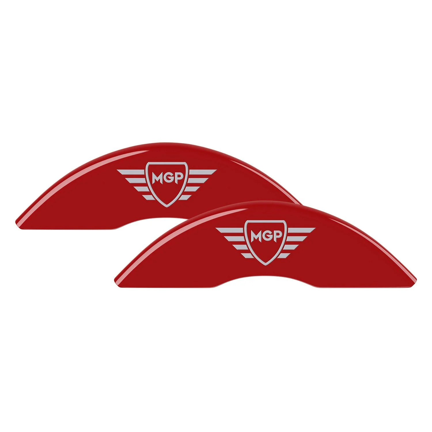 For Mercedes-Benz S550 12-13 Caliper Covers Gloss Red Caliper Covers w Engraving
