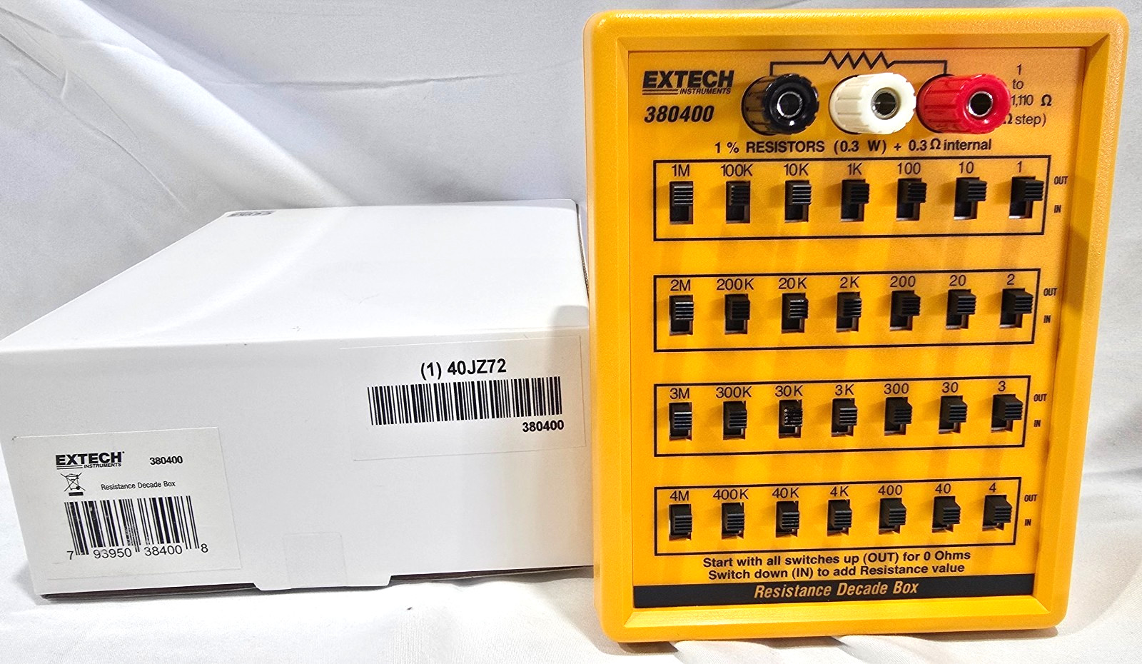 Extech 380400 Resistance Decade Box