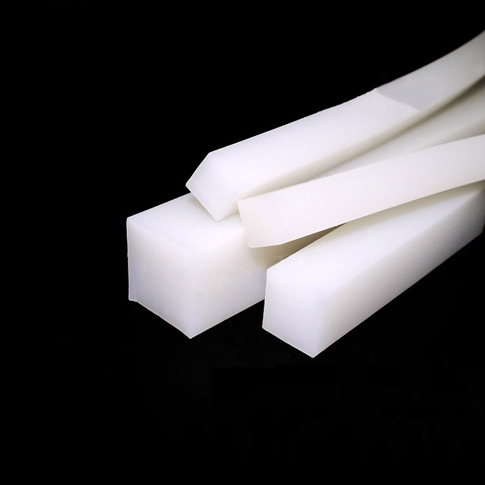 Sealed White Silicone Strips Solid Rubber Various Sizes For Food Electronics