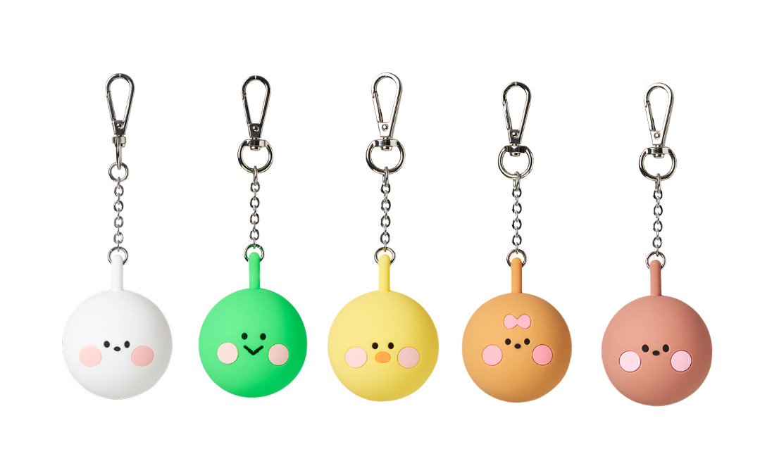 Line Friends Golf Minini Silicone Golf Ball Pouch Keyring Keychain Accessory