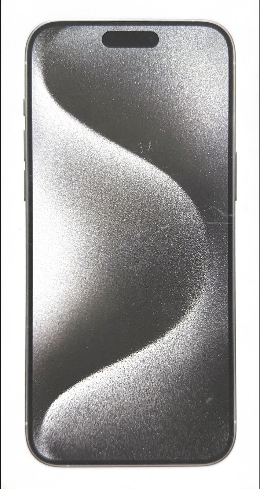 Original Apple Empty Box iPhone 15 Pro Max White Tita (No accessories/No Manual)