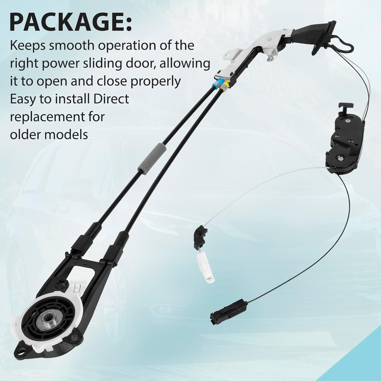 Rear Right Side Power Sliding Door Cable Replacement for Toyota Sienna 2011-2020
