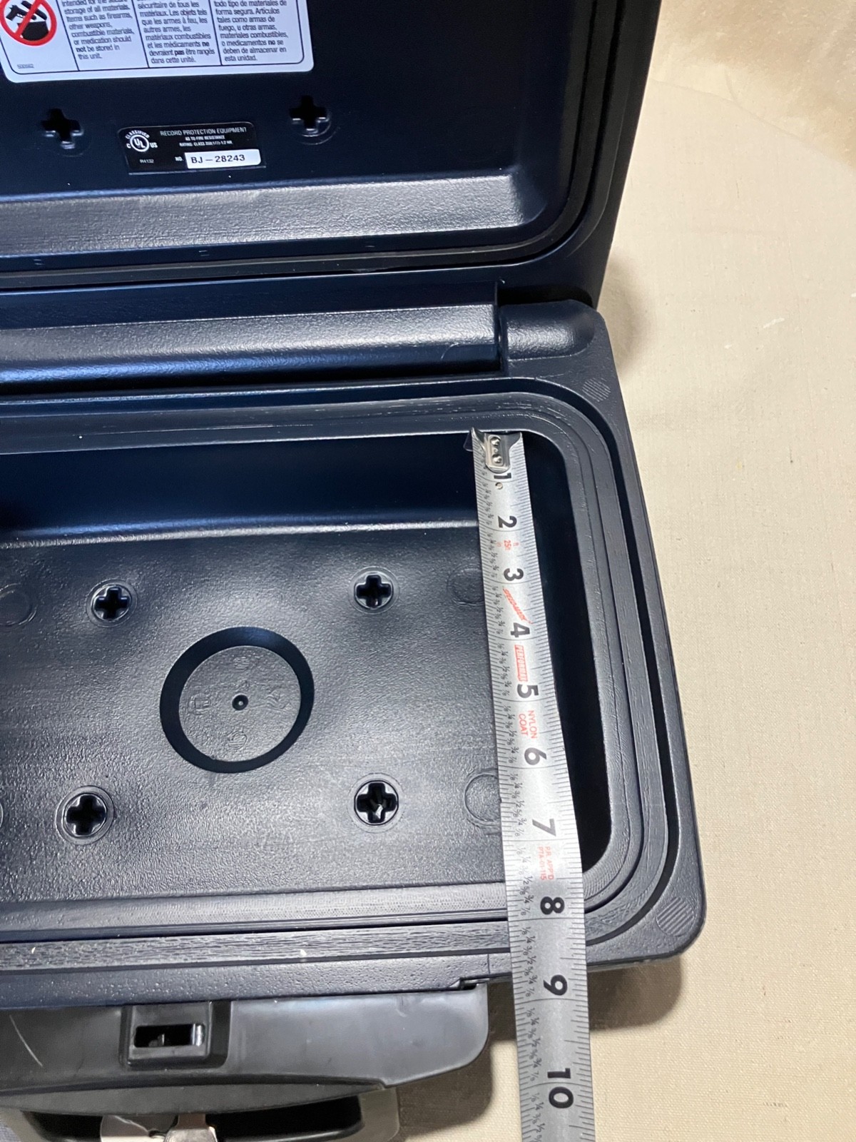 SentrySafe Chest Safe with Key Lock, Fire & Water-Resistant