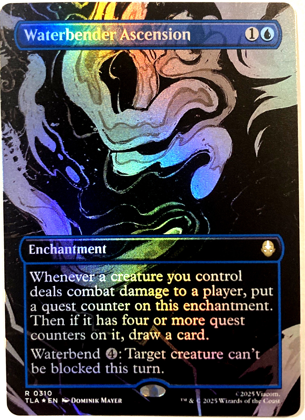 MTG Waterbender Ascension (Borderless Foil) Avatar: The Last Airbender 0310 NM